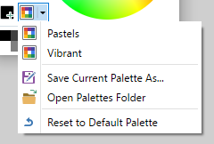 Palettes Menu