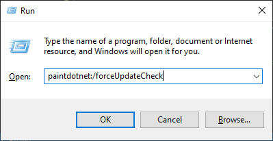 paint.net protocol > Force Update Check