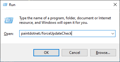 Paint.NET protocol > Force Update Check