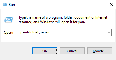 Paint.NET repair utility