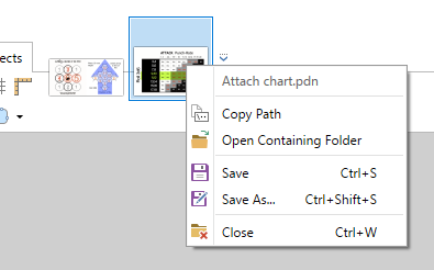 Image List Context Menu