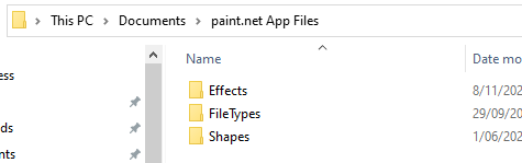 Plugin Folders - PDN Store version