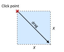 Making a square Selection